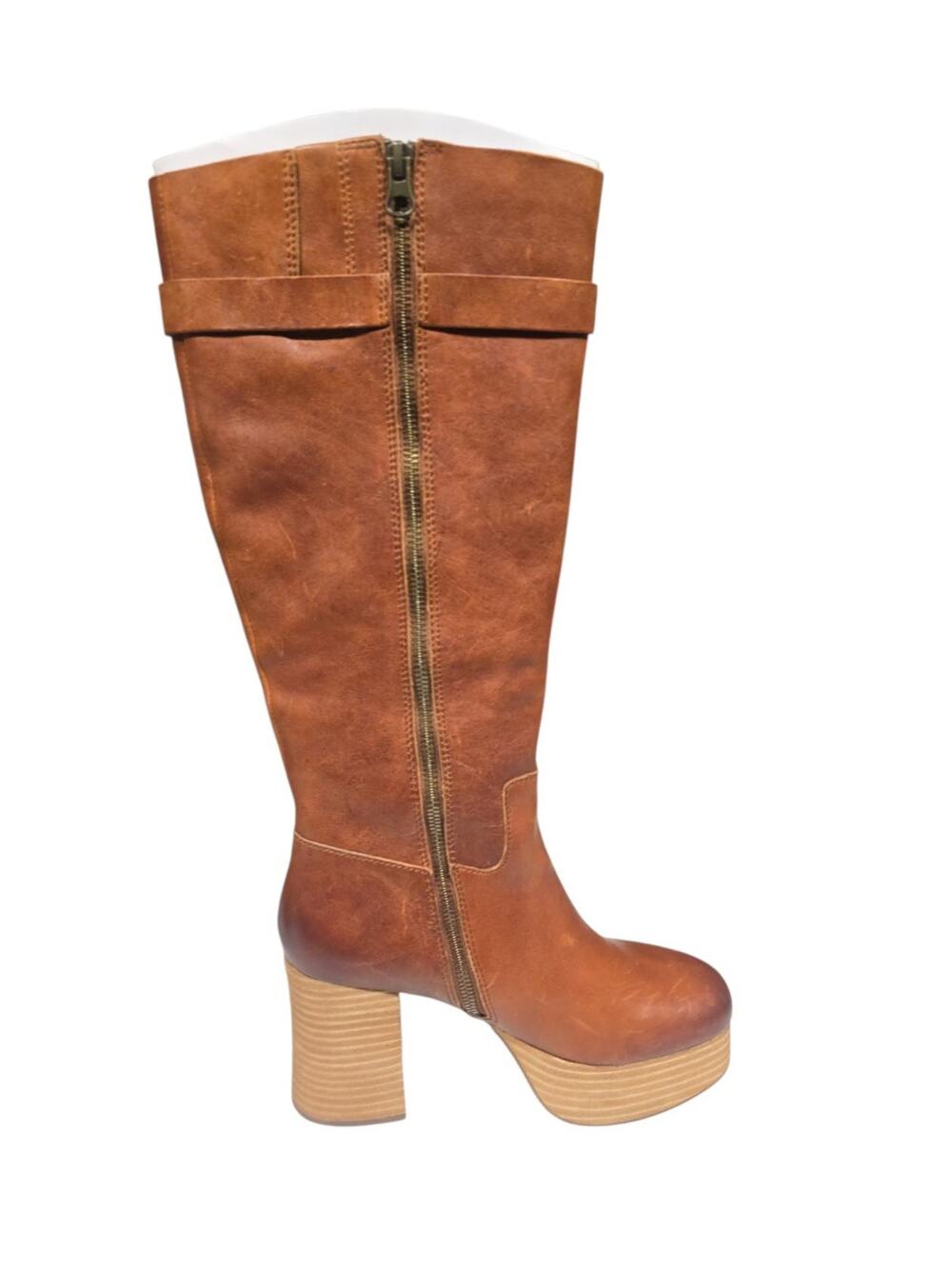 KORK-EASE WOMEN'S BECKY HIGH BOOT, TAN, SIZE 6.5 M US